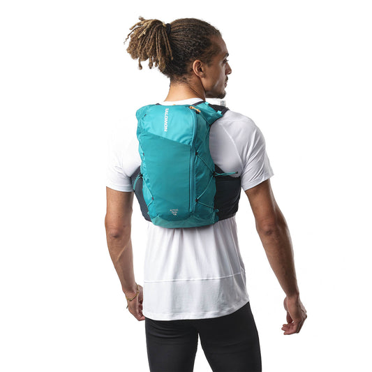 Chaleco de hidratación Salomon Active Skin 12 Turquesa, vista frontal
