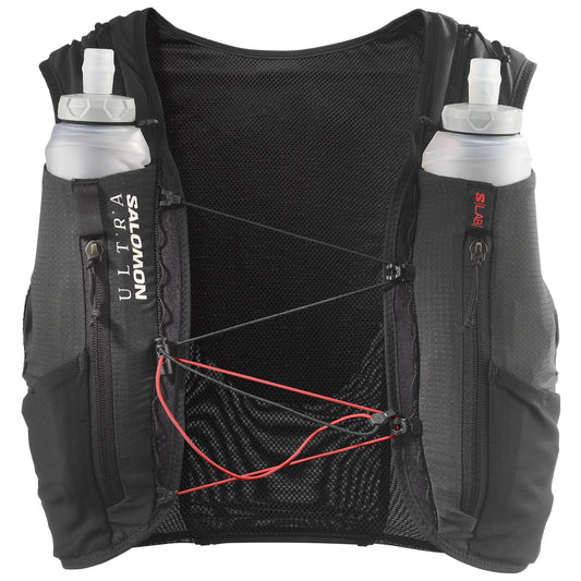Chaleco de hidratación Salomon S/LAB Ultra 12 Negro, vista frontal