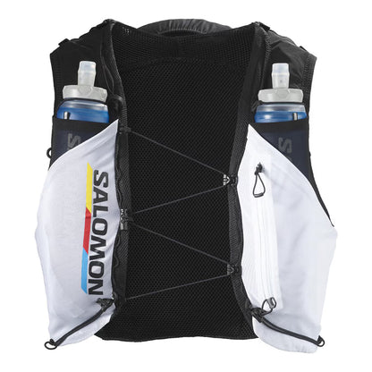 Chaleco de hidratación Salomon ADV Skin 5 Blanco negro, vista frontal