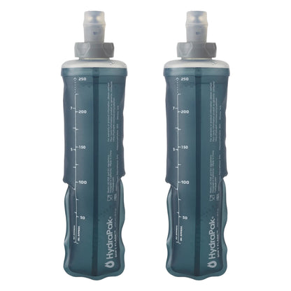 2 x soft flasks Salomon 250ml, pack de dos unidades en color gris