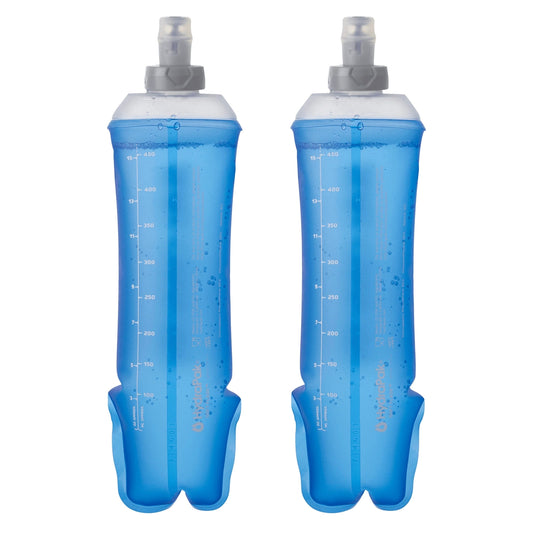 2 x soft flasks Salomon 500ml 28mm, pack de dos unidades en color azul