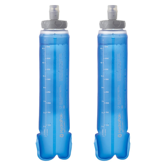 2 x soft flasks Salomon 500ml 42mm, pack de dos unidades en color azul