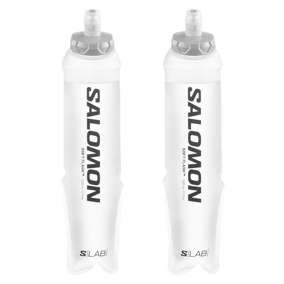 2 x soft flasks Salomon S/LAB Ultra 500ml 42mm, pack de dos unidades, vista general