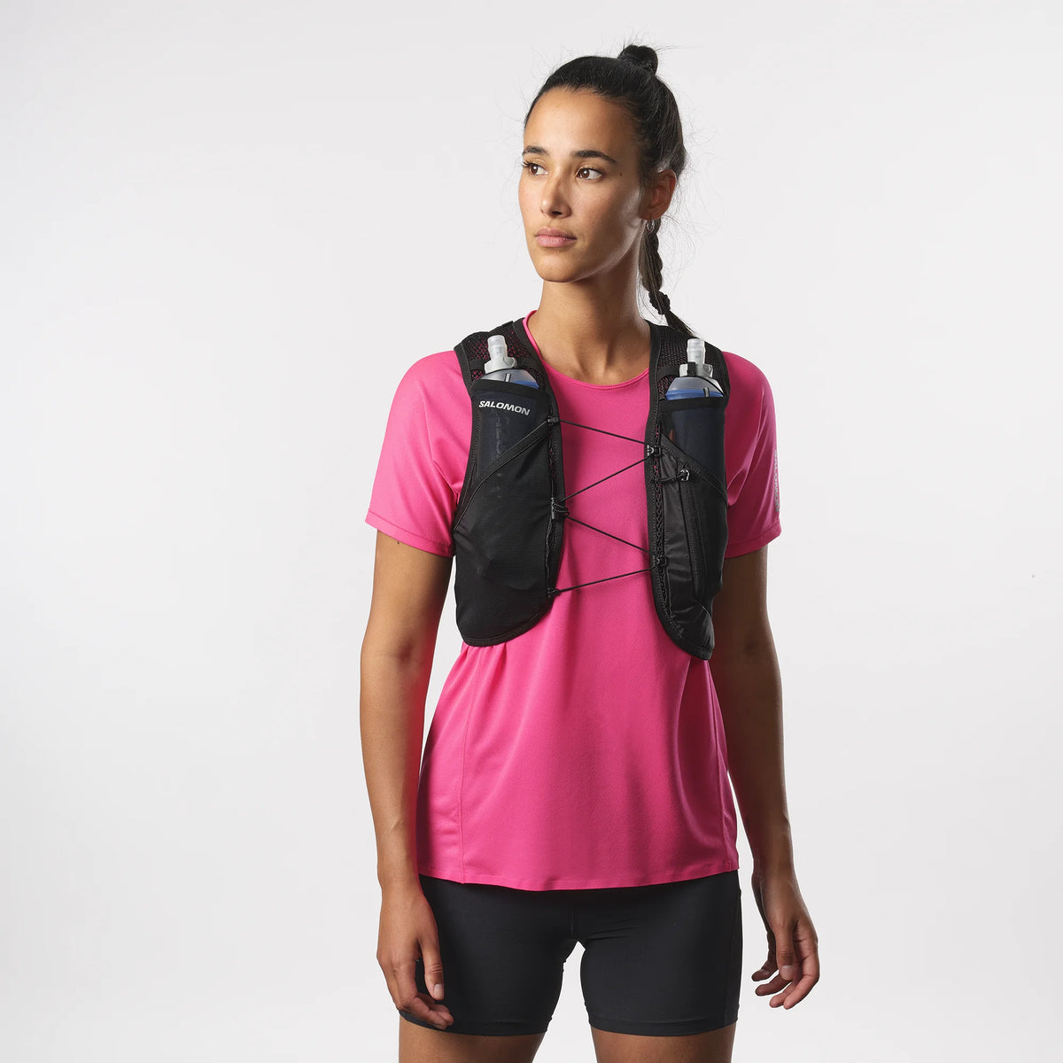 Chaleco de hidratación Salomon Active Skin 4 Negro, vista trasera