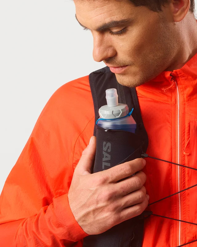 2 x soft flasks Salomon Ultra 500ml 42mm, detalle de la boquilla y el tapón de 42 mm