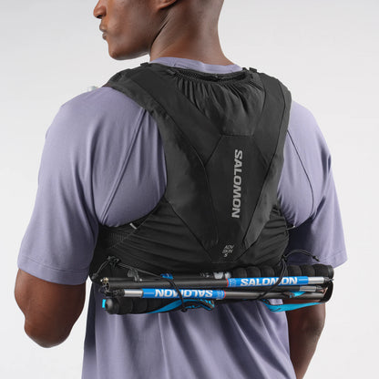 Chaleco de hidratación Salomon ADV Skin 5 Negro, detalle lateral
