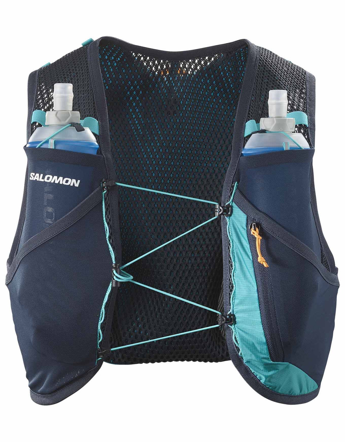 Chaleco de hidratación Salomon Active Skin 4 Turquesa, vista frontal