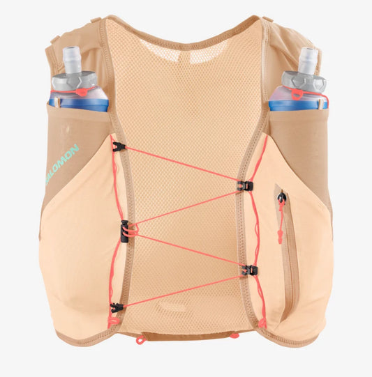 Chaleco de hidratación Salomon ADV Skin 5 Beige, vista frontal