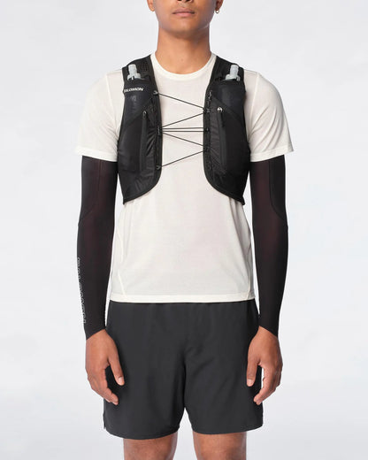 Chaleco de hidratación Salomon Active Skin 12 Negro, detalle lateral