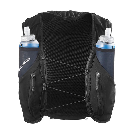 Chaleco de hidratación Salomon ADV Skin 12 Negro, vista frontal