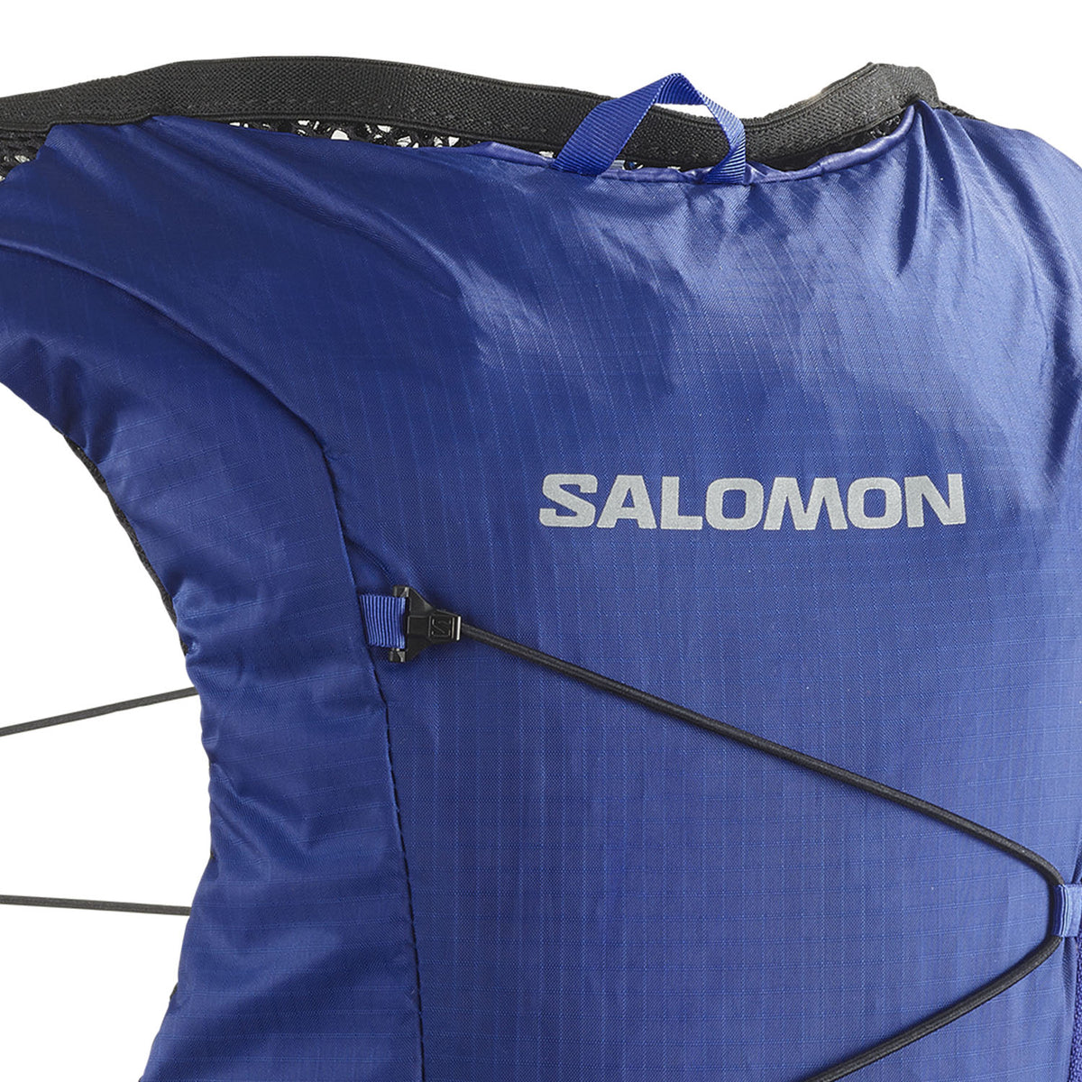 Chaleco de hidratación Salomon Active Skin 4 Azul oscuro, detalle de los bolsillos frontales