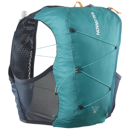 Chaleco de hidratación Salomon Active Skin 8 Turquesa, vista general
