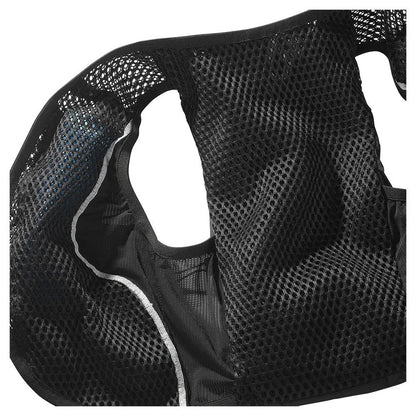Chaleco de hidratación Salomon Active Skin 12 Mujer Negro, detalle del compartimento trasero